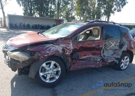 2010 Nissan Murano Sl z USA, uszkodzony, nr VIN JN8AZ1MU8AW010520